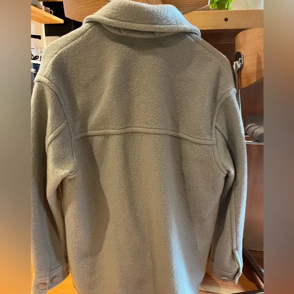 Wilfred Free- The Ganna™ Shirt Jacket- Mint Green - Picture 6 of 6